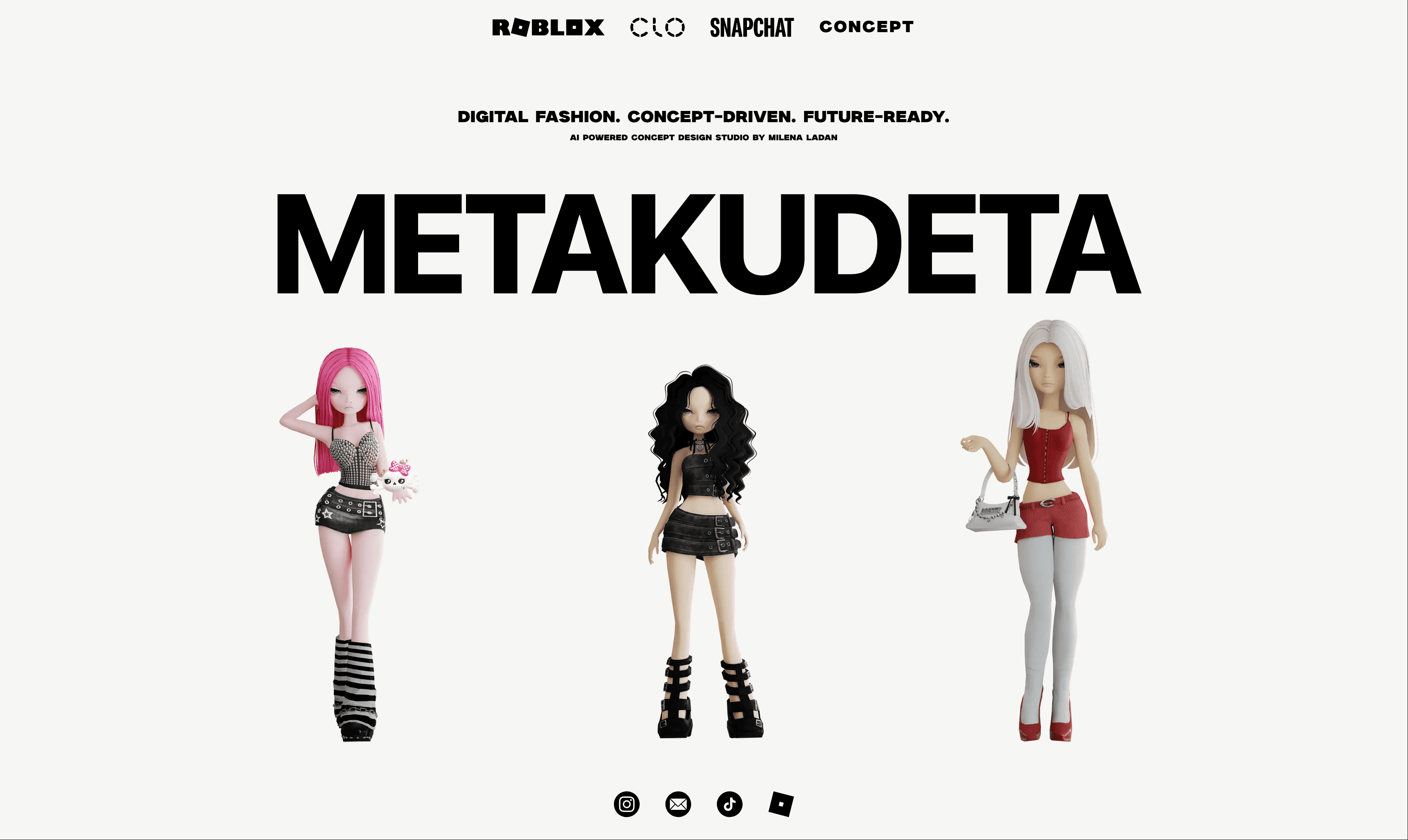 Metakudeta website preview